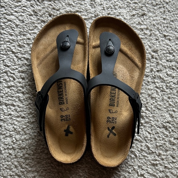 Birkenstock Gizeh Sandal Black Women’s - Picture 1 of 2